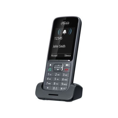 4. Auerswald COMfortel M-720 Verlängerungskabel für drahtlose Headsets – DECT/GAP – Dunkeltitan