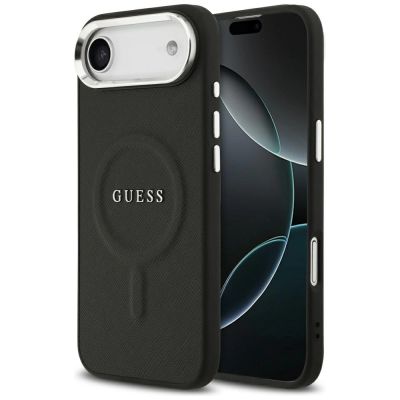 Guess Classic Logo MagSafe Case für iPhone Air – Schwarz