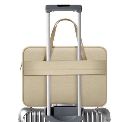8. Tech-Protect Tragetasche für 13-14" Laptop - Beige