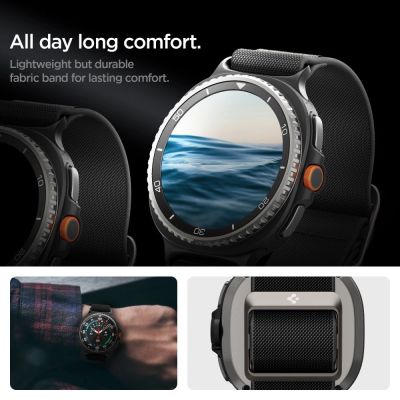 10. Spigen Fit Lite Armband für Samsung Galaxy Watch 40/44/46 mm - Schwarz