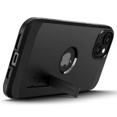 7. Spigen Tough Armor MagSafe Hülle für iPhone 15 – Schwarz
