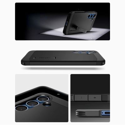 5. Spigen Tough Armor MagSafe Hülle für Samsung Galaxy S25 – Schwarz