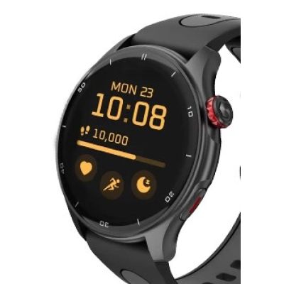 2. myPhone Smartwatch mit GPS, AMOLED-Display (1,43 Zoll), wasserdicht, Schwarz