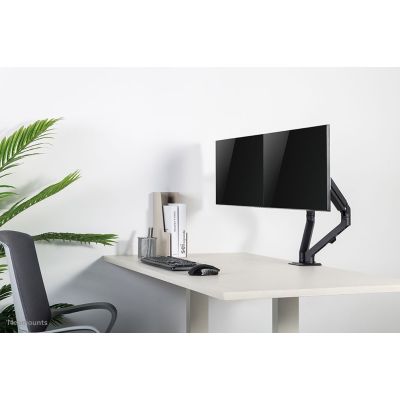 16. Neomounts FPMA-D650DBLACK Monitorhalterung/Ständer 68,6 cm (27") Schreibtisch Schwarz