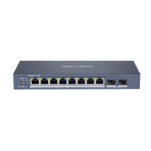 Hikvision DS-3E1510P-SI Netzwerkverbindungen Managed L2 Gigabit Ethernet (10/100/1000) PoE-Unterstützung Schwarz