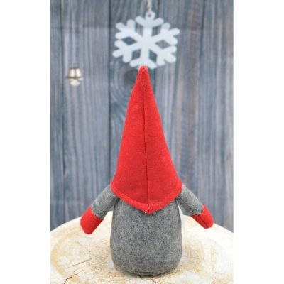 3. Dekorativer Gartenzwerg mit Herz, 20 cm, Mädchen