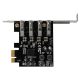 2. DELOCK PCI-E-KARTE -> USB 3.0 4-PORT 90304