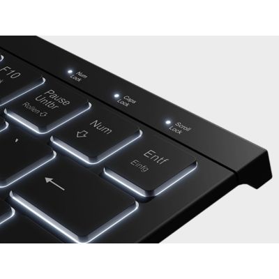 2. KeySonic KSK-5010ELC (DE) Tastatur Home USB QWERTZ Deutsch Schwarz