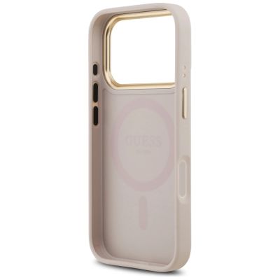 7. Guess 4G PU Classic Logo MagSafe Case für iPhone 17 Pro - Pink