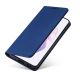 5. Magnetkartenhülle Hülle für Samsung Galaxy S22+ (S22 Plus) Tasche Geldbörse Kartenhalter Blau