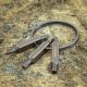 4. Rockbros VK-ARCO3 ROAD TO SKY Multitool 6-in-1 Schlüsselanhänger - Braun