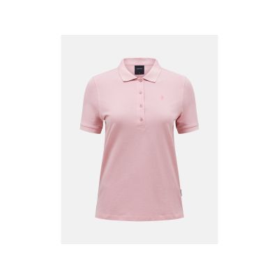 PEAK PERFORMANCE Damen-Poloshirt aus klassischer Baumwolle, Rosa