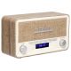3. Retro-Radio Denver DAB-18, helles Holz