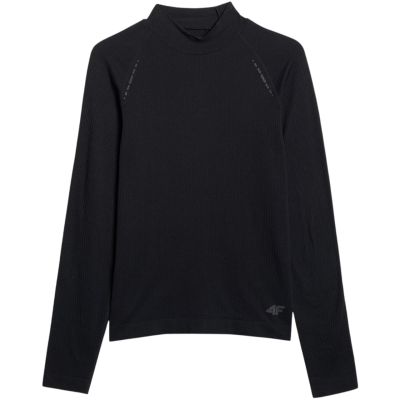 10. Herren Langarmshirt 4F M417 Tiefschwarz 4FWAW25TFLOM417 20S