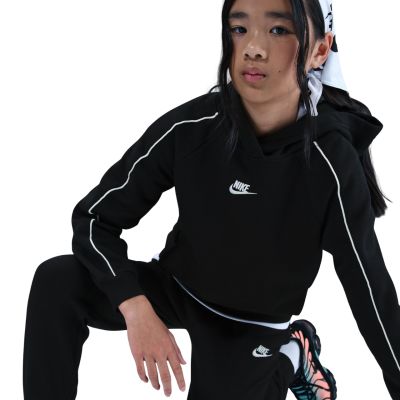 3. Kinder-Trainingsanzug Nike Sportswear Club Fleece Schwarz HQ9318 010