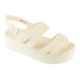 Crocs Brooklyn Knot Low Wedge Sandal 212864-105 Beige 36/37