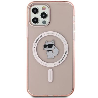 2. Karl Lagerfeld IML Choupette MagSafe Hülle für iPhone 12/12 Pro – Rosa