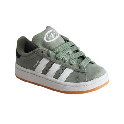3. Adidas Campus 00s Kinder-Sportschuhe Silbergrün/Wolkenweiß - JP5509