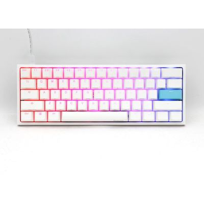3. Ducky DKON2061ST Gaming-Tastatur USB QWERTY Amerikanische Internationale Weiß