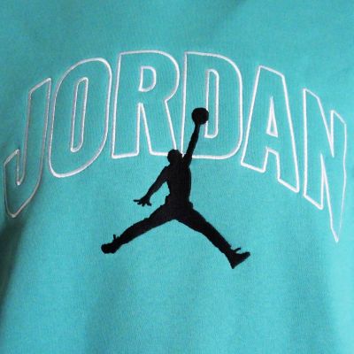 4. Air Jordan Brooklyn Fleece-Hoodie für Herren in Türkis - IB7241-392