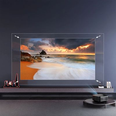 22. Yaber K3 Pro LCD FullHD 1080p Multimedia-Projektor mit JBL-Lautsprechern und Subwoofer - Schwarz