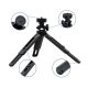10. Mini-Stativ-Selfie-Halterung für Handykamera, GoPro-Kamera, 16–21 cm, Schwarz