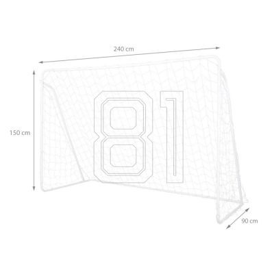 5. Goal with net and aiming panel Nils BR240P 2in1 240x150cm 10-10-821