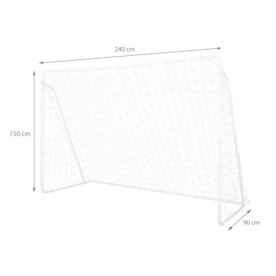 5. Tor mit Netz und Zieltafel Nils BR240P 2in1 240x150cm 10-10-821