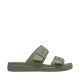 Crocs Brooklyn Buckle Low Damen-Sandalen Grün 211215 3BX 39-40