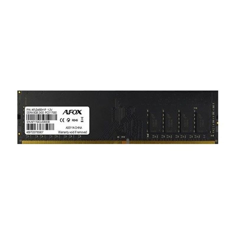 AFOX DDR4 8G 2400MHz Micron Chip Rank1 AFLD48EH1P
