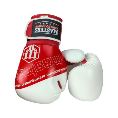 8. RPU-FOLK Boxhandschuhe 12 oz Weiß-Rot