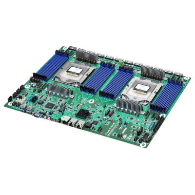 6. Mainboard ASRock GENOA2D24G-2L+ 2x SP5 AMD Epyc 9004 SoC (24x DIMM, NVMe, 2x M.2, 2x GbE, IPMI)