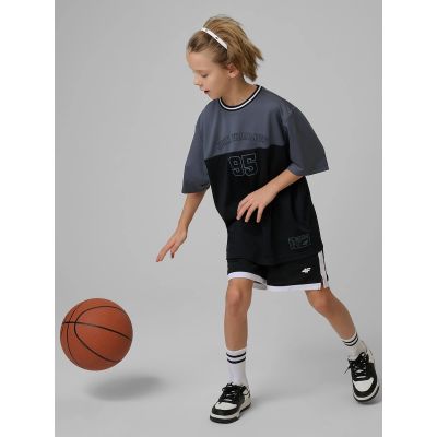 3. Schnelltrocknendes Sport-T-Shirt für Jungen 4F 4FJRSS26TFTSM2392-20S