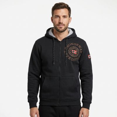 5. Geographical Norway Geganto DB 100 M Sweatshirt WZ3024H/GN-Schwarz