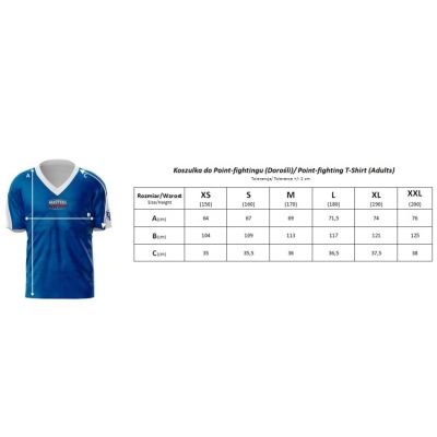 5. MASTERS Point-Fighting-T-Shirt (WAKO-GENEHMIGT)