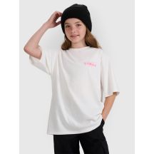 Oversized T-Shirt mit Aufdruck für Mädchen 4F 4FJRAW25TTSHF2935-11S