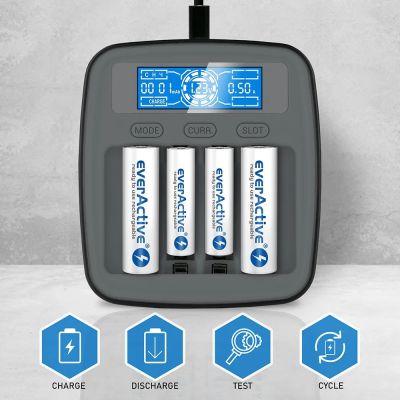 2. EVERACTIVE USB-C-Ladegerät für Ni-MH-Akkus NC1000MV2