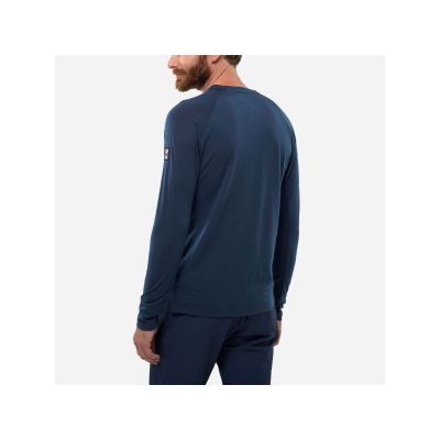 4. MILLET Trilogy Woll-T-Shirt Ts Ls M marineblau