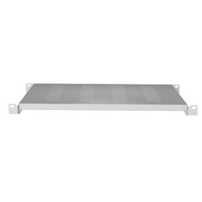 3. Lanberg-Einschub für 19"-Schränke (800 mm, 1 HE / 483 x 500 mm, Tragfähigkeit bis zu 25 kg, 4-Punkt-Montage)
