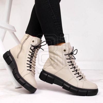 15. Rieker W X3428 isolierte Stiefeletten beige 