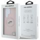 8. Karl Lagerfeld Silikon Double Heads And Circle MagSafe Samsung Galaxy S25 Ultra Hülle rosa