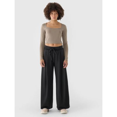 5. Langarmshirt Slim Smooth Damen 4F 4FRSS24TLONF499-82S