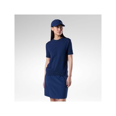 ROSSIGNOL Damen-Piqué-T-Shirt, Marineblau