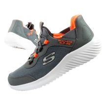 Skechers Bounder Slip-ins Junior Kinder Sportschuhe Grau
