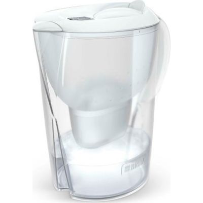 Brita Marella XL Wasserflasche + 4 Maxtra-Kartuschen (weiß)