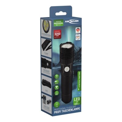 19. Ansmann Pro 3000R Metall-Degiklio, 3 x 10 W LED