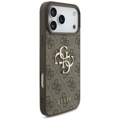 4. Guess 4G Big Logo Hülle für iPhone 17 Pro Max / 18 Pro Max – Braun