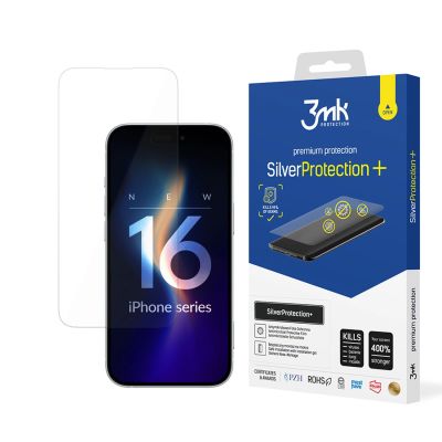 3mk SilverProtection+ antibakterielle Schutzfolie für iPhone 16