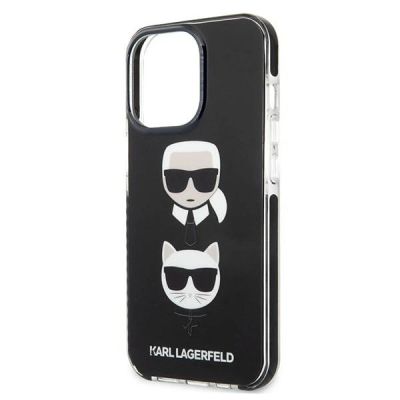 6. Karl Lagerfeld Karl&Choupette Head Case für iPhone 13 Pro / iPhone 13 - Schwarz