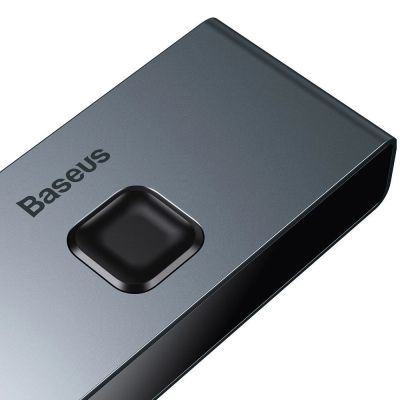 6. Baseus bidirektionaler Switch Splitter Switcher HDMI - 2x HDMI 4K / 30 Hz grau (CAHUB-BC0G)